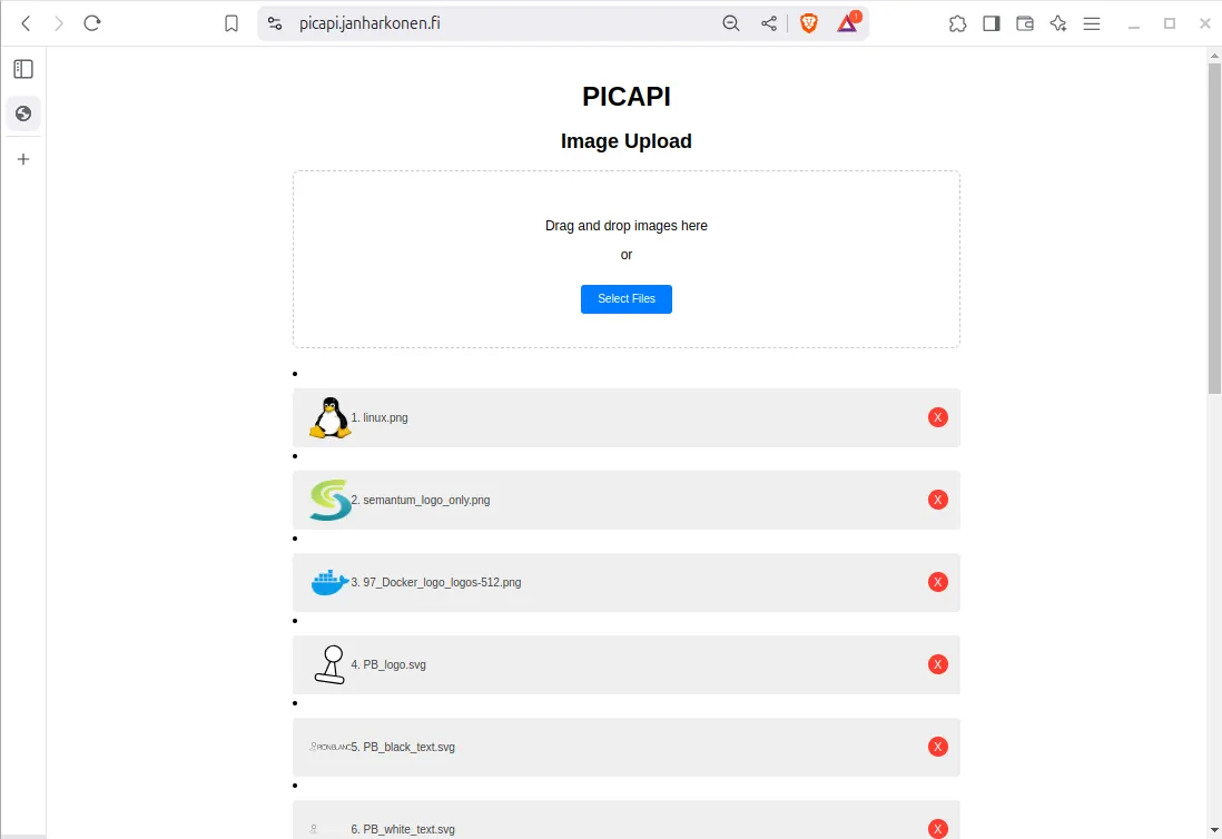 PICAPI preview
