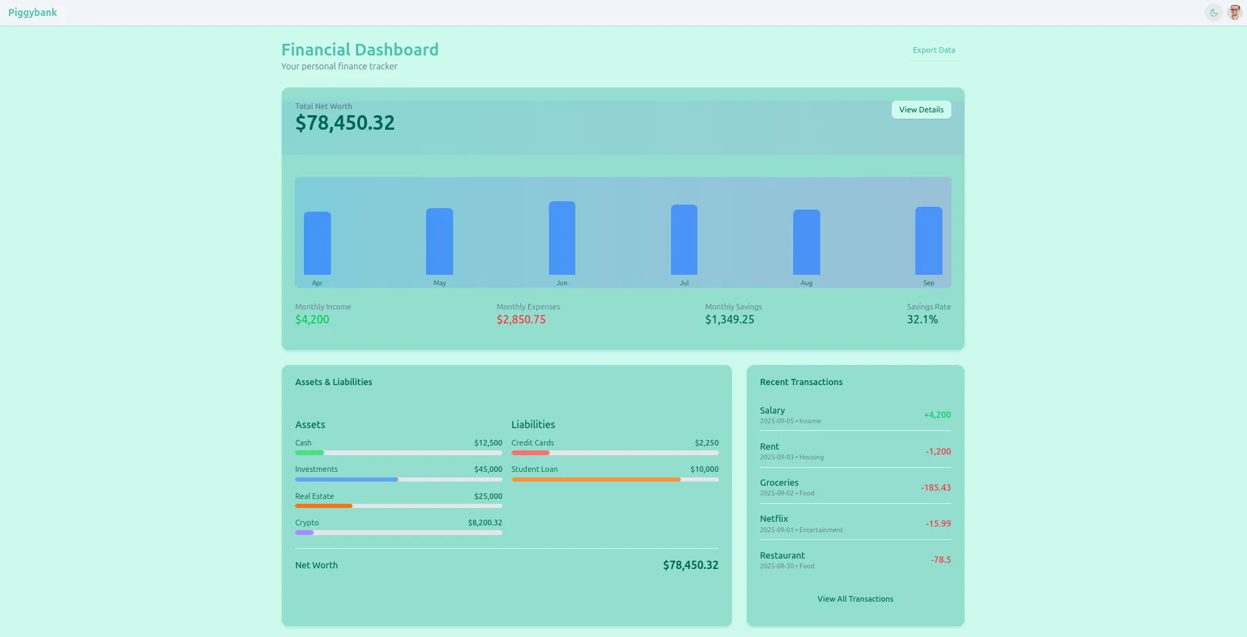 Piggybank preview