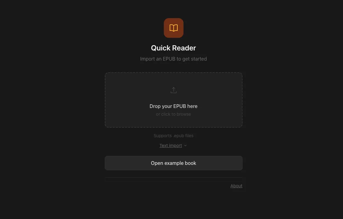 Speed reader preview